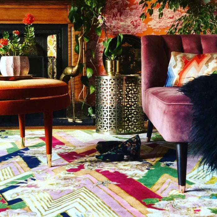 Shanghai Blossom Hand Tufted Rug made to order