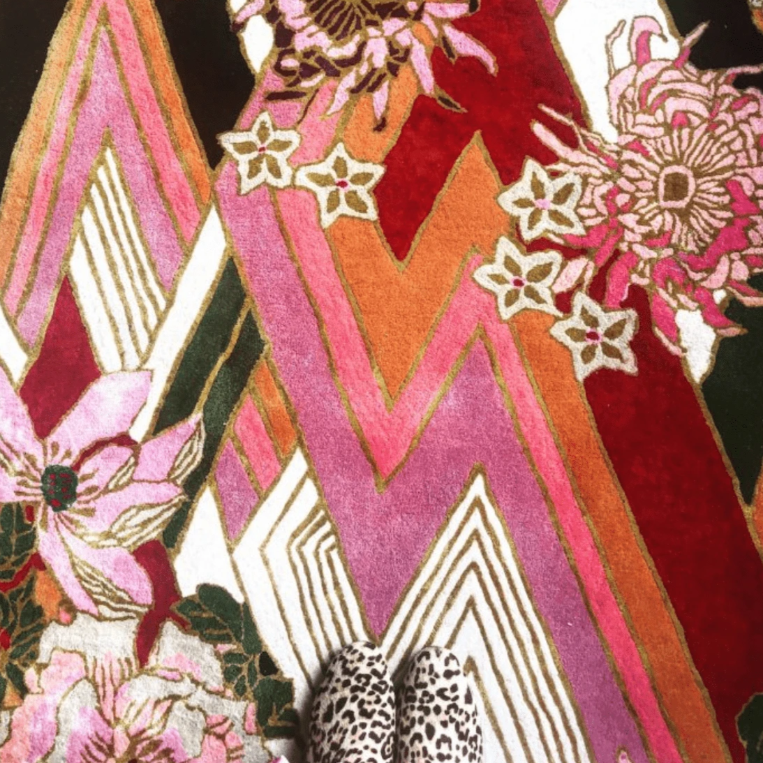 Shanghai Blossom Hand Tufted Rug made to order