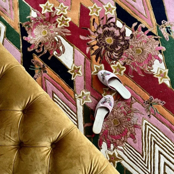 Shanghai Blossom Hand Tufted Rug made to order