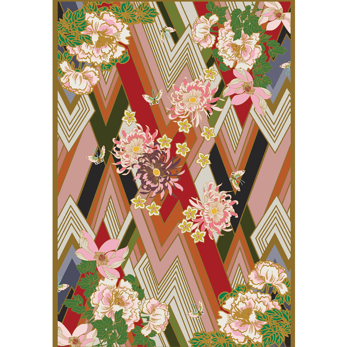 Shanghai Blossom Hand Tufted Rug made to order