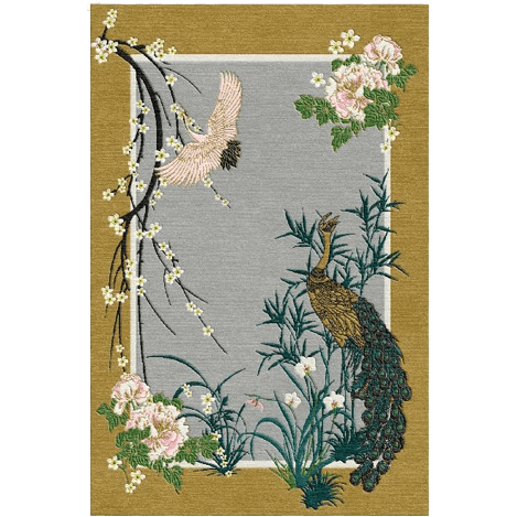 Chinese Garden Of Virtue Hand Tufted Rug Made To Order