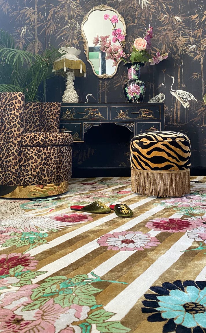 Kimono Gold 244x152cm Hand Tufted Rug made to order wendy rugs