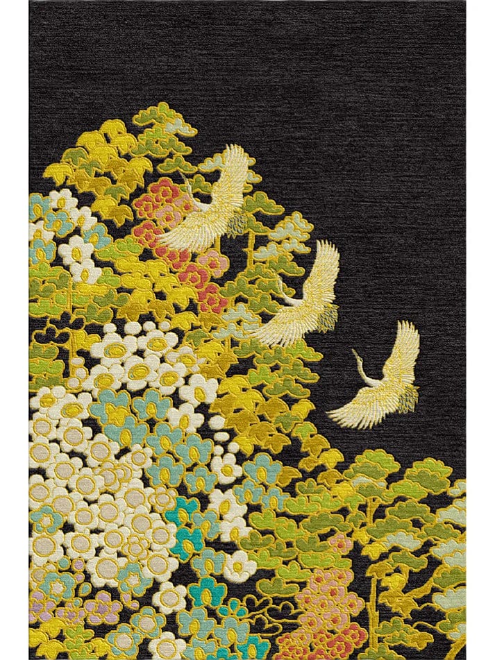 Mount Orient Golden Bird 7x10 9x12 feet Hand Tufted Rug PRE ORDER
