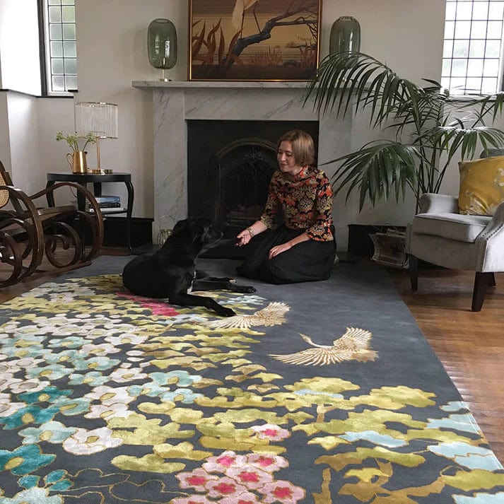 Mount Orient Golden Bird 7x10 9x12 feet Hand Tufted Rug PRE ORDER