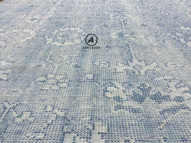 Contemporary Modern Oushak Rug, Beige Decor, Traditional Rug, 6x9 Rugs, Boho Accent Rug, Pink Rug, 5x8 bedroom Rug, washable rug, kilim rug