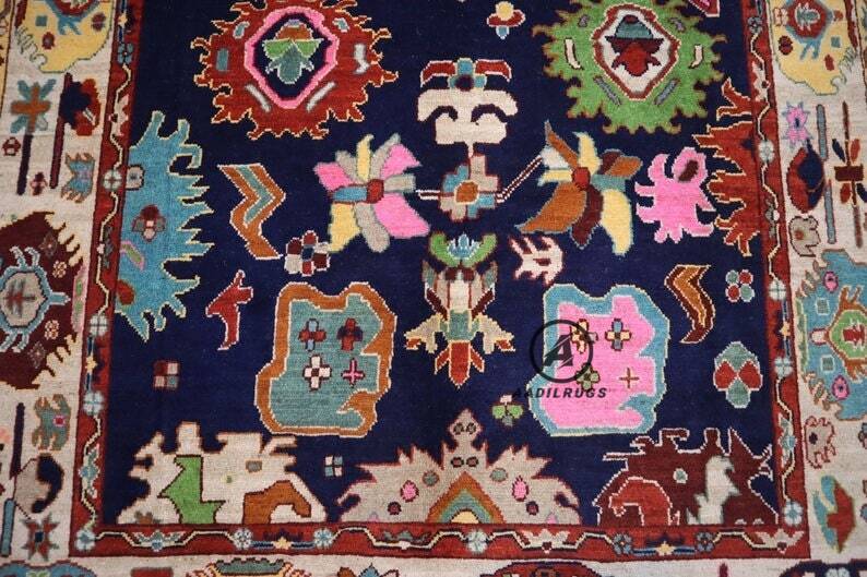 Muted Modern Oushak Rug- Turkish Wool Area Rug with Gray Base and Pastel Floral Accents. boho rug, oriental rug, dining room, bedroom,rug