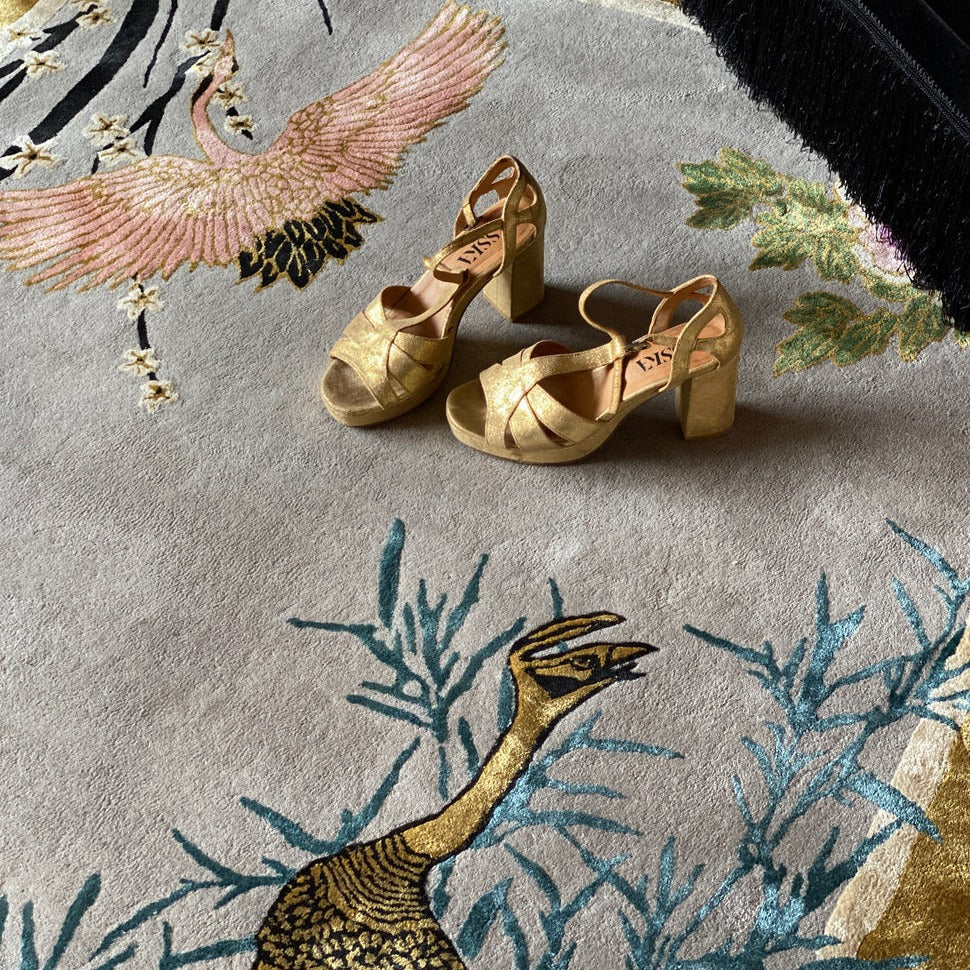 Chinese Garden Of Virtue Hand Tufted Rug Made To Order