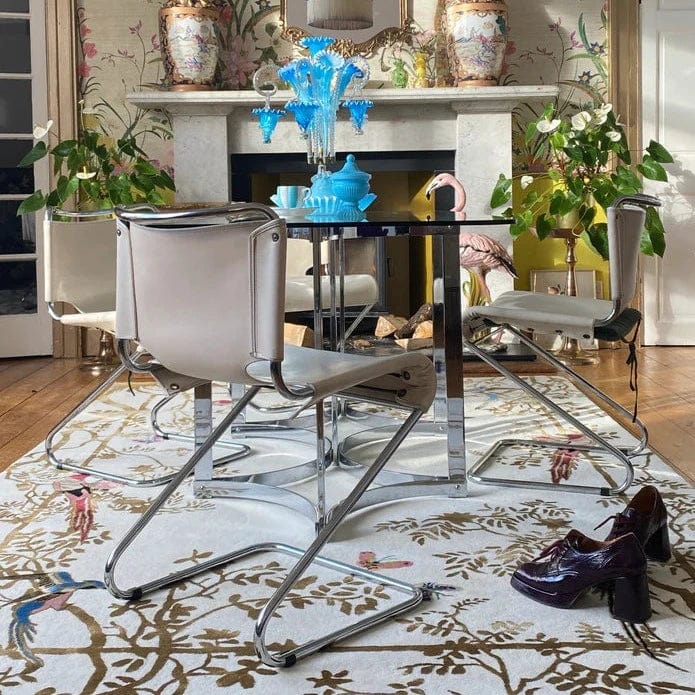 Jardin de Orient Ecru White Gold Color Hand Tufted Rug PRE ORDER