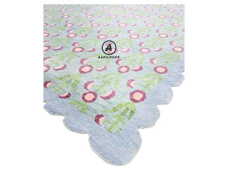 Bespoke gree’n Tree Of Life Hand Knotted Oushak Rug for Living Room, Dining Room, Hand Knotted Wool Area Rugs 8x10,9x12,10x14 Turkish Oushak Rugs