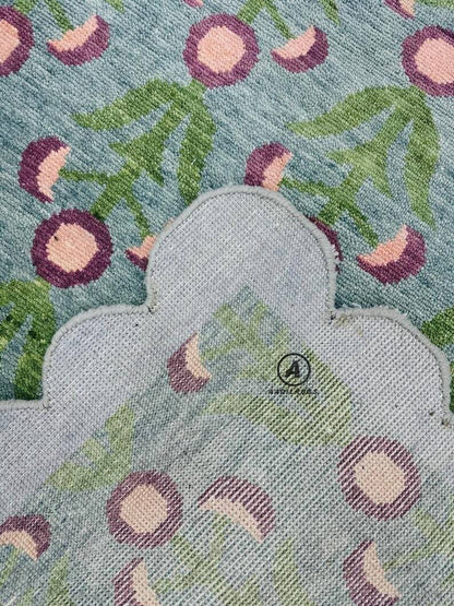 Bespoke gree’n Tree Of Life Hand Knotted Oushak Rug for Living Room, Dining Room, Hand Knotted Wool Area Rugs 8x10,9x12,10x14 Turkish Oushak Rugs