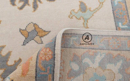 10X14 Beige and Pink Oushak rug muted multi size 8x10/9x12/10x14 Hand-knotted Vintage Oushak Wool Area Rug for Living Room, Dining room.