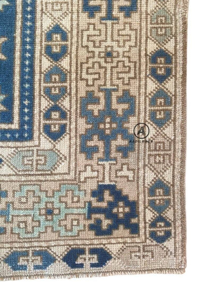 Modern Oushak Rug 7x10 Turkish Oushak Rug/ Hand-Knotted Wool Rug/ Multicolor Contemporary Rug/ Natural dyes/ Girls Room Rug/ Wedding Room rug