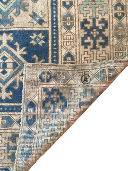 Modern Oushak Rug 7x10 Turkish Oushak Rug/ Hand-Knotted Wool Rug/ Multicolor Contemporary Rug/ Natural dyes/ Girls Room Rug/ Wedding Room rug